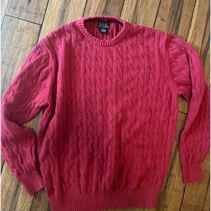 Jos A Banks cable men’s sweater